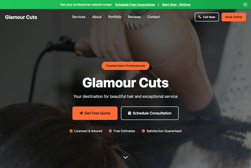 Salon Template